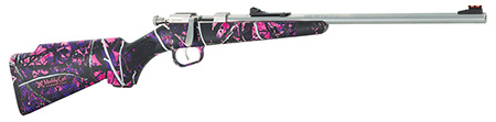 HENRY MINI BOLT 22S/L/LR 16.25" S/S SYN MUDDY GIRL - for sale