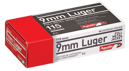 AGUILA 9MM 115GR FMJ 50/1000 - for sale