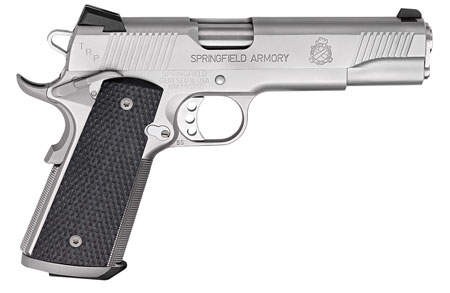 SPRINGFIELD 1911 TRP 45ACP 5" 7RD SS/G10 RANGE BAG CA COMP - for sale