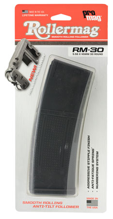pro-mag - Standard - .223 REM | 5.56 NATO MAGS ONLY - AR15 5.56MM ROLLER FOLLOWER BLK 30RD MAG for sale