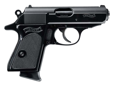 WALTHER PPK 380ACP BLUED FS 6+1 RD BLACK SYNTHETIC GRIPS - for sale