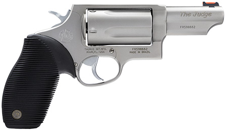 TAURUS JUDGE 45LC/410 2.5" 3" FS 5-SHOT STAINLESS RUBBER - for sale