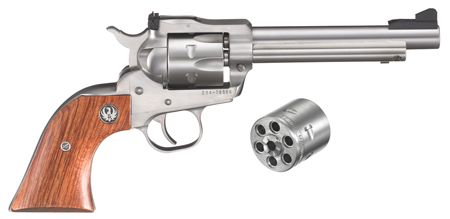 RUGER SNGL-SIX 22LR/WMR 5.5" STN WD - for sale