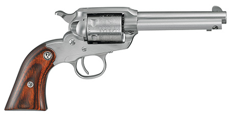 RUGER BEARCAT 22LR 4" FS STAINLESS HARDWOOD - for sale