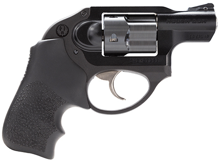 RUGER LCR 38SPL+P 1.875" FS 5-SHOT BLUED HOGUE TAMER GRIP - for sale