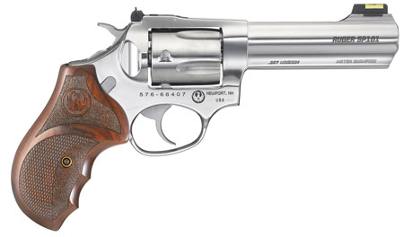 RUGER SP101 MATCH CHAMPION 357 MAG ADJ. SS WOOD - for sale