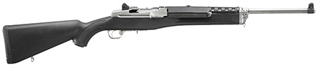 RUGER MINI-14 RANCH 5.56MM S/S BLACK SYN W/5RND MAGAZINE - for sale