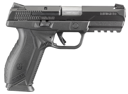 RUGER AMERICAN 9MM LUGER FS 17-SHOT BLACK MATTE SYN - for sale