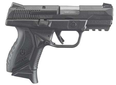 RUGER AMERICAN COMPACT 9MM FS 17-SHOT BLACK MATTE SYN - for sale
