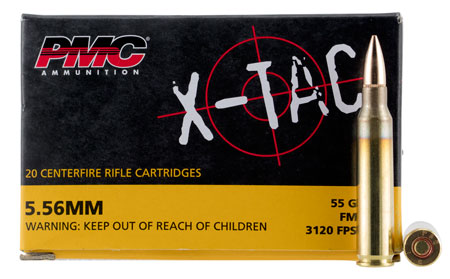 PMC 5.56X45 55GR FMJ-BT 20RD 50BX/CS - for sale