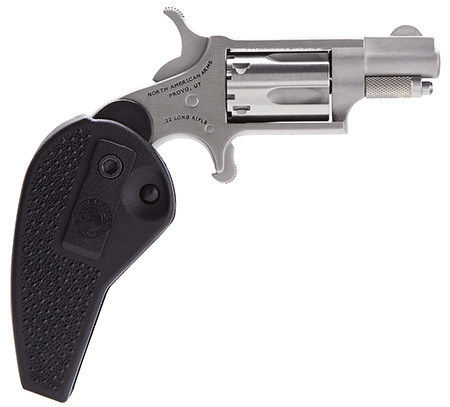 NAA MINI-REVOLVER 22LR 1-1/8" S/S MATTE W/HOLSTER GRIP - for sale