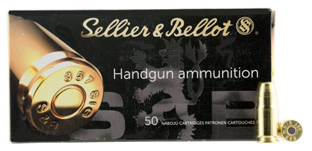 S&B 357 SIG 140GR FMJ 50RD 20BX/CS - for sale