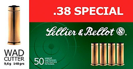 S&B 38 SPECIAL 158GR FMJ-RN 50RD 20BX/CS - for sale