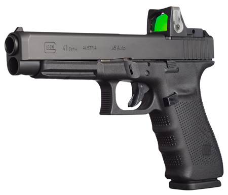 GLOCK 41 MOS 45ACP GEN4 ADJ SIGHT 13-SHOT BLACK< - for sale