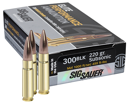 SIG 300 AAC 220GR ELITE MATCH GRADE OTM 20RD 25BX/CS - for sale