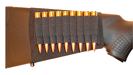 grovtec - Buttstock Cartridge Holder - AMMO BELT BUTTSTOCK SHELL HLD RIFLE OPEN for sale