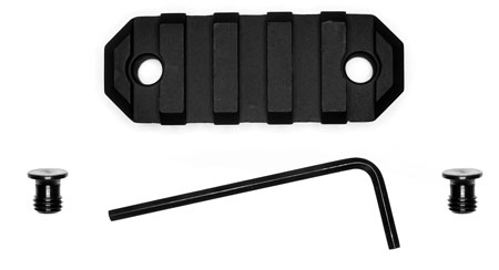 grovtec - M1913 Picatinny Rail - RAIL 2.2IN 5 SLOT KEYMOD for sale