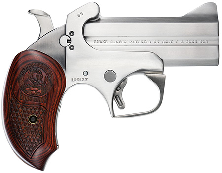 BOND ARMS SNAKESLAYER  45LC/ 410 3" 3.5" FS STAINLESS WOOD - for sale