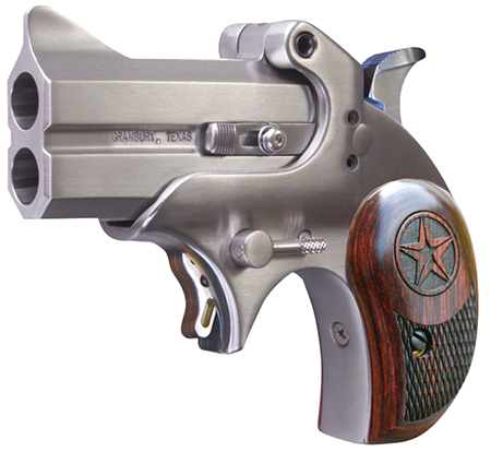 BOND ARMS MINI 45LC 2.5" FS STAINLESS WOOD - for sale