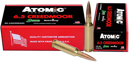 ATOMIC 6.5 CM MATCH 142GR HPBT 20RD 10BX/CS - for sale