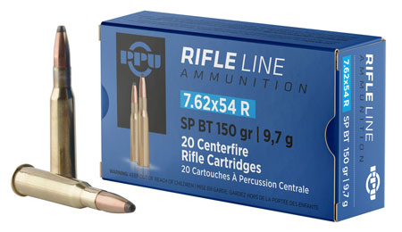PPU 7.62X54R 150GR JSP 20RD 10BX/CS - for sale