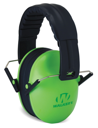 walker's game ear - Baby & Kids - FOLDING KID MUFF LIME GREEN for sale