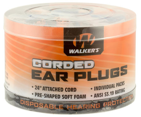 WALKER'S FOAM EAR CRDED PLUGS 50PK - for sale