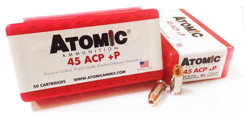 ATOMIC AMMO 45ACP +P 185GR BONDED JHP 50-PACK - for sale