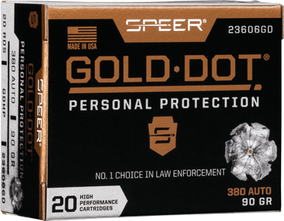 CCI|BLAZER - Gold Dot - .380 Auto for sale