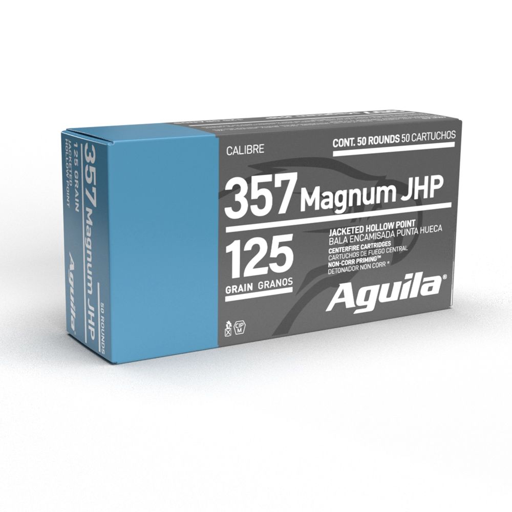 AGUILA 357 MAG 125GR JHP 50RD 10BX/CS - for sale