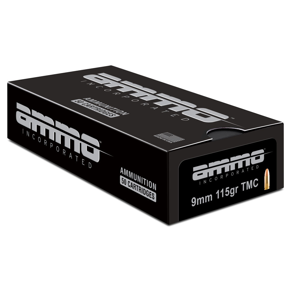 AMMO INC 9MM LUGER 115GR TMC 50RD 20BX/CS - for sale