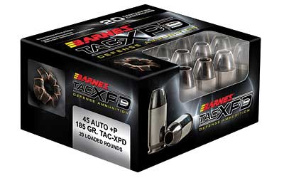 BARNES TAC-XPD 45 ACP +P 185GR TAC XP 20RD 10BX/CS - for sale