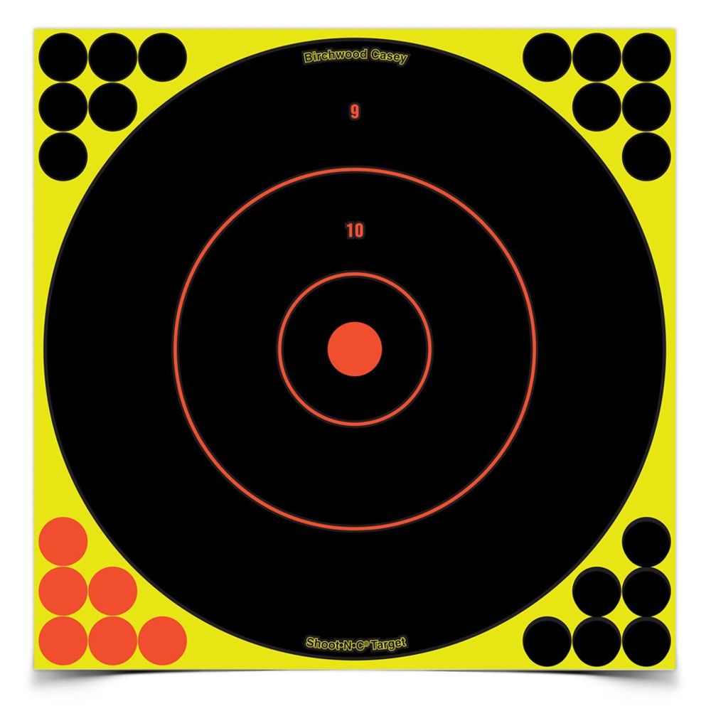 B/C SHT-N-C RND BULLSEYE TGT 12-12" - for sale