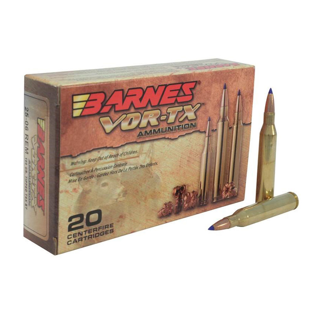 barnes bullets|bullseye - VOR-TX - .25-06 Rem for sale