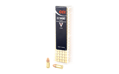 CCI 22 SHORT 29GR PLATED RN 1080FPS 100RD 50BX/CS - for sale