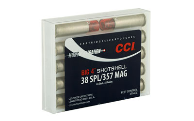 CCI SHOTSHELL 38/357 84GR #4 SHOT 10RD 20BX/CS - for sale