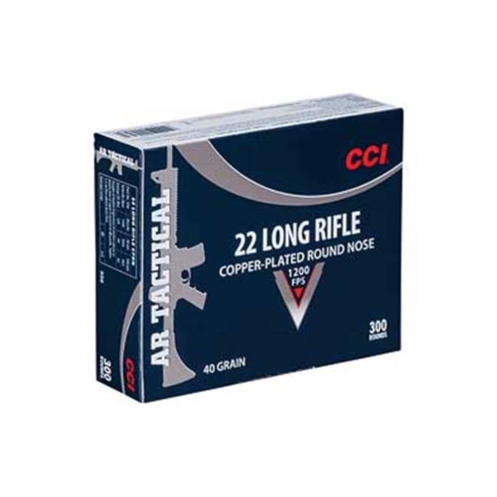 CCI TACTICAL 22LR 40GR PLATED RN 1200FPS 300RD 10BX/CS - for sale