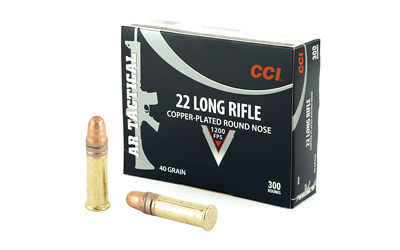 CCI TACTICAL 22LR 40GR PLATED RN 1200FPS 300RD 10BX/CS - for sale
