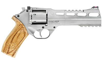 CHIAPPA RHINO 60DS 357MAG 6" ADJ. SIGHT CHROME/WALNUT. - for sale