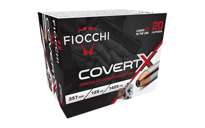 FIOCCHI 357 MAG 125GR JHP 20RD 10BX/CS - for sale