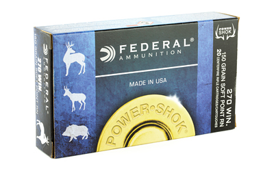 FEDERAL POWER-SHOK 270 WIN 150GR SP 20RD 10BX/CS - for sale