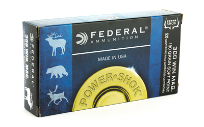 FEDERAL POWER-SHOK 300 WIN MAG 180GR SP 20RD 10BX/CS - for sale