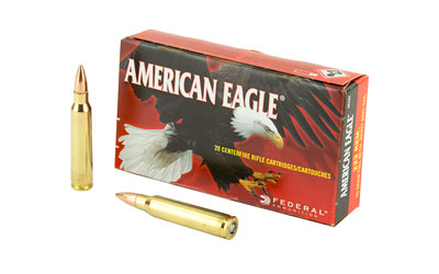 FEDERAL AE 223 REM 55GR FMJ-BT 20RD 25BX/CS - for sale