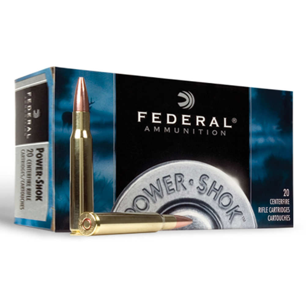 FEDERAL POWER-SHOK 7MM REM MAG 150GR SP 20RD 10BX/CS - for sale