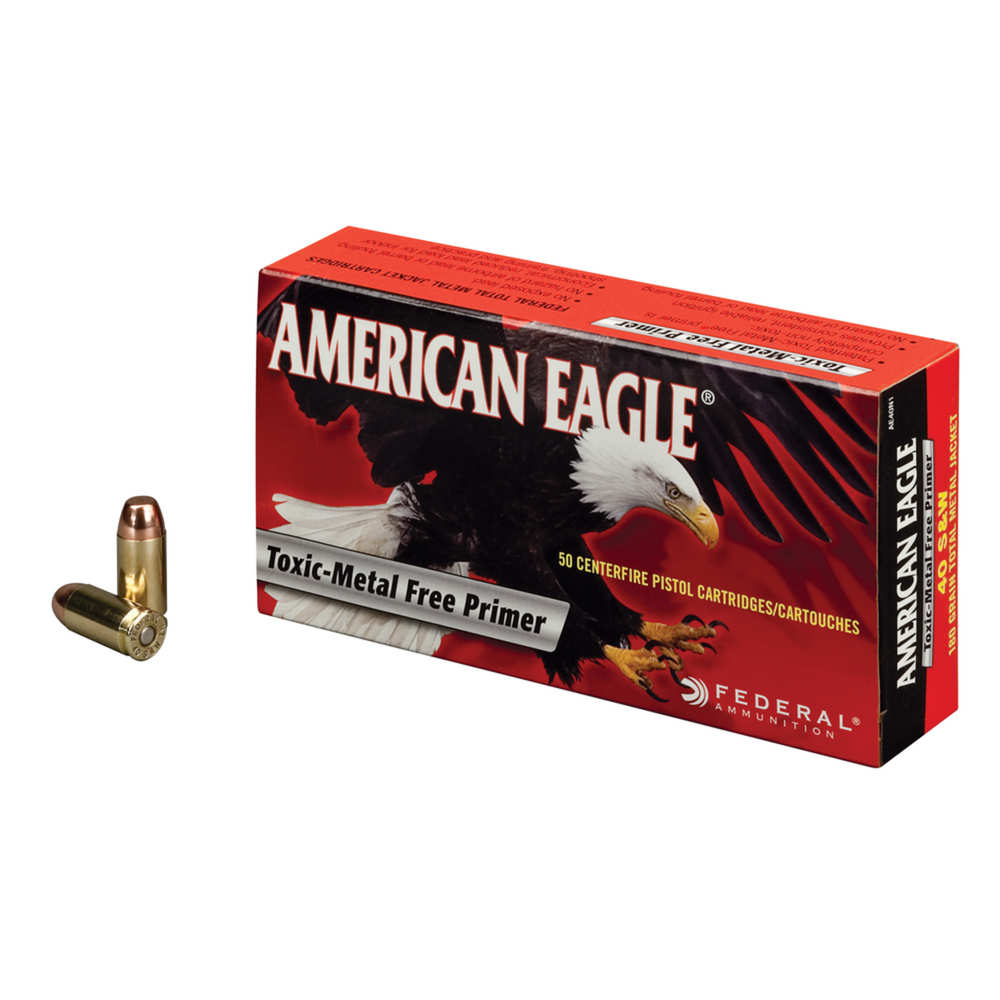 FEDERAL AE 40 SW 180GR FMJ-TC 50RD 20BX/CS - for sale