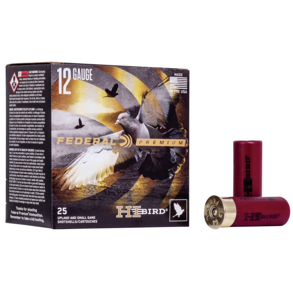 FED HI-BIRD 12GA 2.75" #8 25/250 - for sale