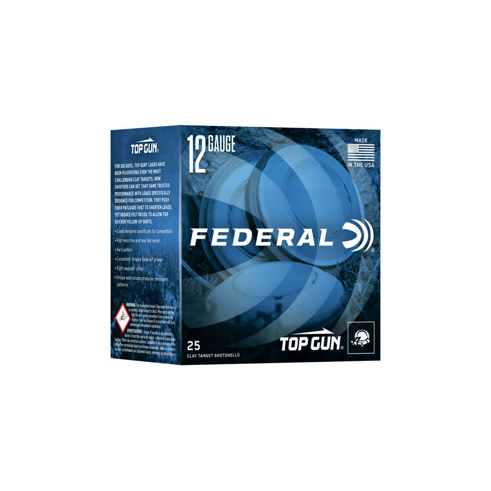 FED TOP GUN 12GA 2.75" #7.5 1 OZ 25/ - for sale