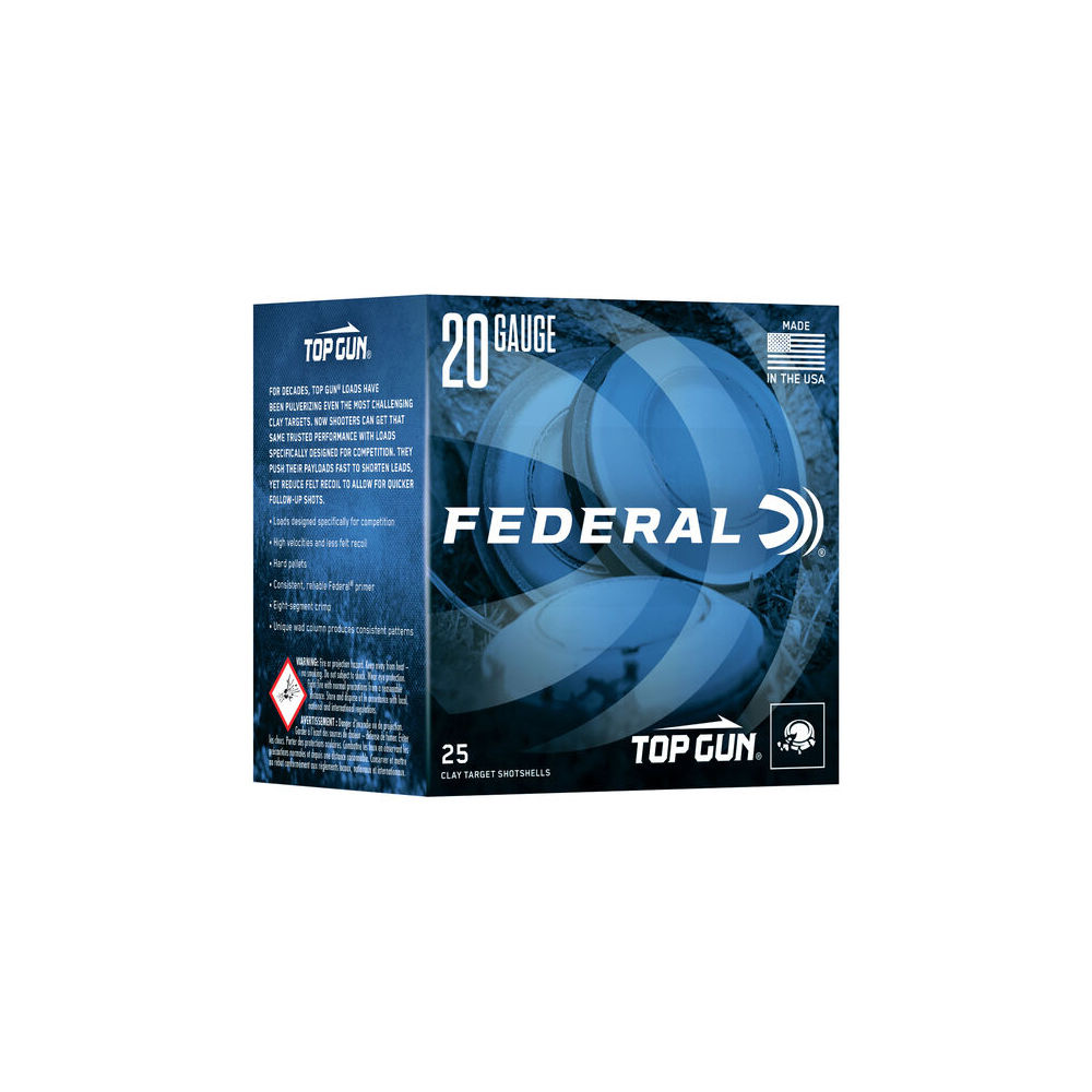 FED TOP GUN 20GA 2.75" #7.5 25/250 - for sale