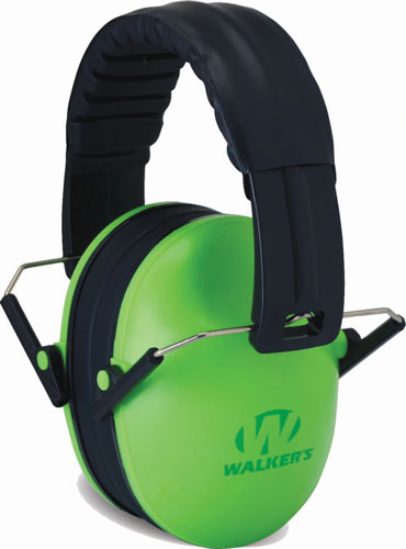 walker's game ear - Passive - FOLDING KID MUFF LIME GREEN for sale