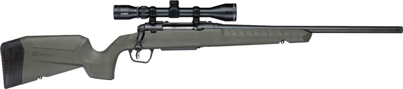 SAVAGE AXIS 2 XP 25-06 20" THREADED W/3-9X40 BLACK/GREEN - for sale